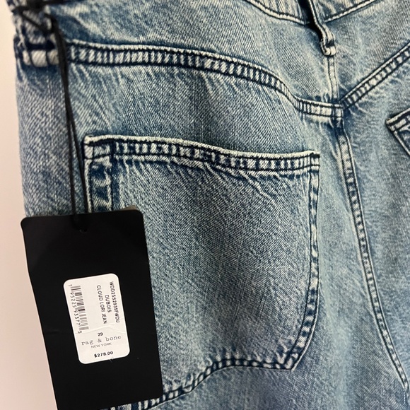 Rag & Bone - The Cloud Lori Jean - high rise wide leg jeans in dubois - Picture 5 of 7